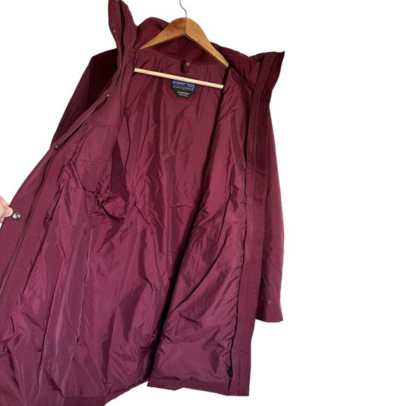 Patagonia NEW Tres 3 in 1 Parka Chicory Red Rosehip Small Waterproof and Down - Picture 12 of 16